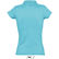 Polo punto liso de mujer prescott women sols 170 grabado azul atolon