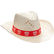 Sombrero de paja blanco personalizado