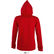 Sudadera con capucha de mujer seven women sols 290 personalizada rojo