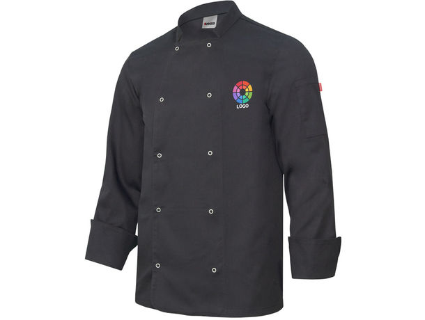 Chaquetilla de cocina manga larga con autom ticos Velilla