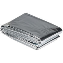 Manta de emergencia retiene el calor personalizada plata brillante Manta de emergencia retiene el calor personalizada plata brillante