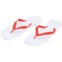 Chanclas sencillas en eva con suela blanca personalizado Chanclas sencillas en eva con suela blanca personalizado