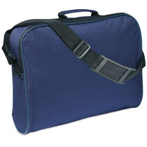 Maletin de poliester con bandolera personalizado azul Maletin de poliester con bandolera personalizado azul