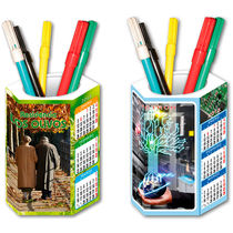Calendario cubilete de mesa personalizado Calendario cubilete de mesa personalizado