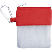 Portatodo bicolor con mosqueton personalizado Portatodo bicolor con mosqueton personalizado