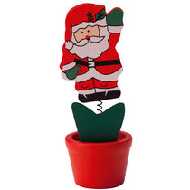 Clip de madera 2 motivos navidenos personalizado rojo Clip de madera 2 motivos navidenos personalizado rojo