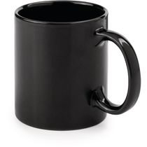 Taza ceramica monocroma 350ml barata negro Taza ceramica monocroma 350ml barata negro