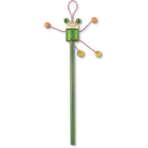 Lapiz con cabeza divertida personalizado verde Lapiz con cabeza divertida personalizado verde