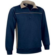 Sudadera cremallera corta bicolor thunder 1 310 grabada marino beige Sudadera cremallera corta bicolor thunder 1 310 grabada marino beige