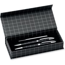 Set con boligrafo y roller personalizado Set con boligrafo y roller personalizado