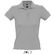 Polo pique 100 algodon de mujer people sols 210 grabado gris marengo