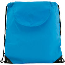 Mochila plana infantil con solapa personalizada azul Mochila plana infantil con solapa personalizada azul