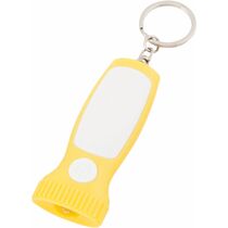 Llavero linterna de 1 led personalizado amarillo Llavero linterna de 1 led personalizado amarillo