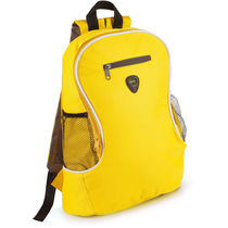 Mochila con bolsillos y salida auriculares personalizada amarillo Mochila con bolsillos y salida auriculares personalizada amarillo