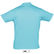 Polo punto liso unisex prescott men sols 170 grabado azul atolon