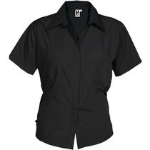 Blusa manga corta de mujer sofia roly 130 barata negro Blusa manga corta de mujer sofia roly 130 barata negro