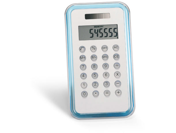 Calculadora 8 digitos solar personalizada